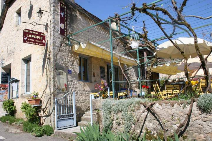 Restaurant avec terrasse Saint-Cirq-Lapopie
