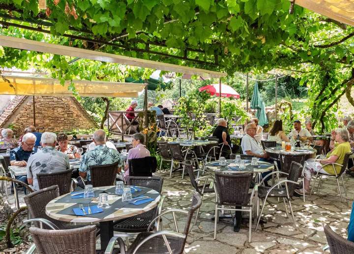 Restaurant avec terrasse Saint-Cirq-Lapopie